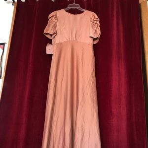 NWT BHLDN bridesmaid/wedding guest dress peach sz8